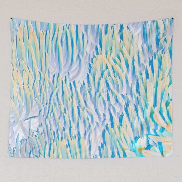 Item preview, coral confetti - aqua designed and sold by TheDiamondRiot.