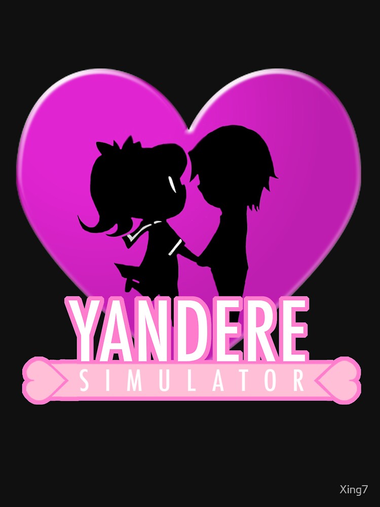 Yandere Simulator Yandere Love Print Pullover Hoodie By Xing7