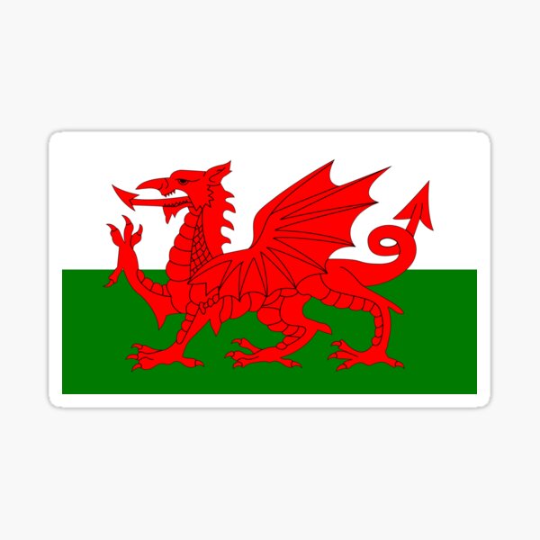 Welsh flag Sticker