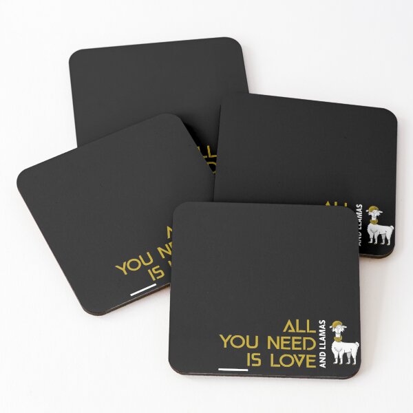 Artikelvorschau, All You Need Is Love and Llamas entworfen und verkauft von ProMySign.