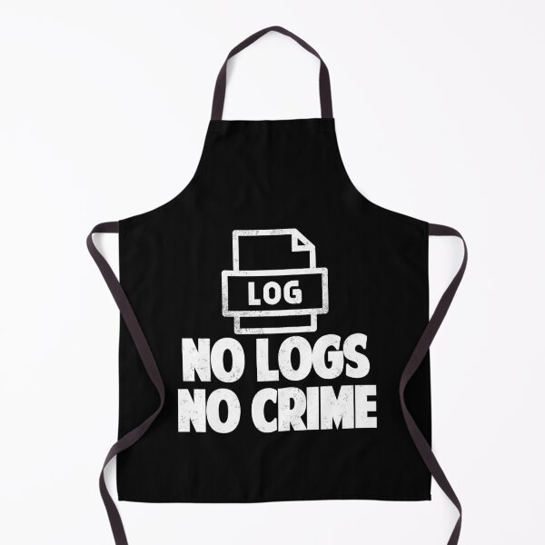 Item preview, No Logs No Crime Hacking Gift Hacker tshirt designed and sold by Mesyo.