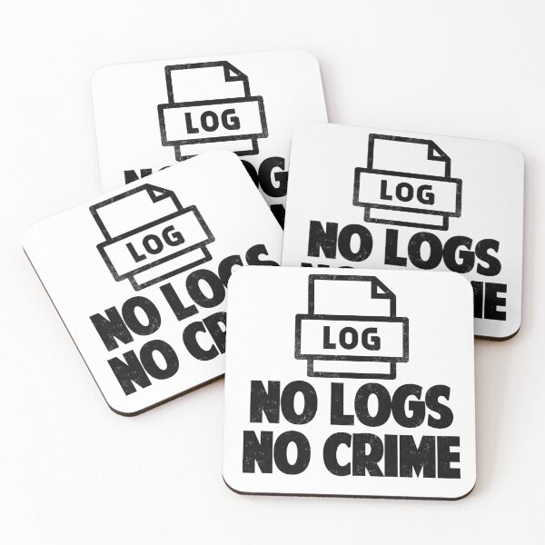Item preview, No Logs No Crime Hacking Gift Hacker tshirt designed and sold by Mesyo.