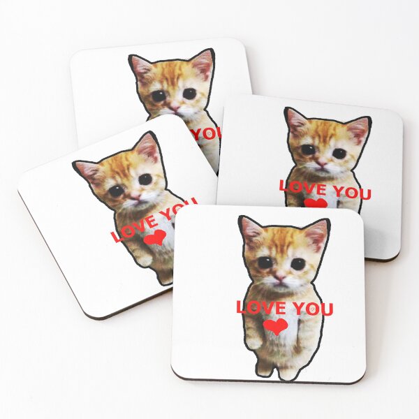 Item preview, Love you(Gentle cat) designed and sold by Kristikniceart.