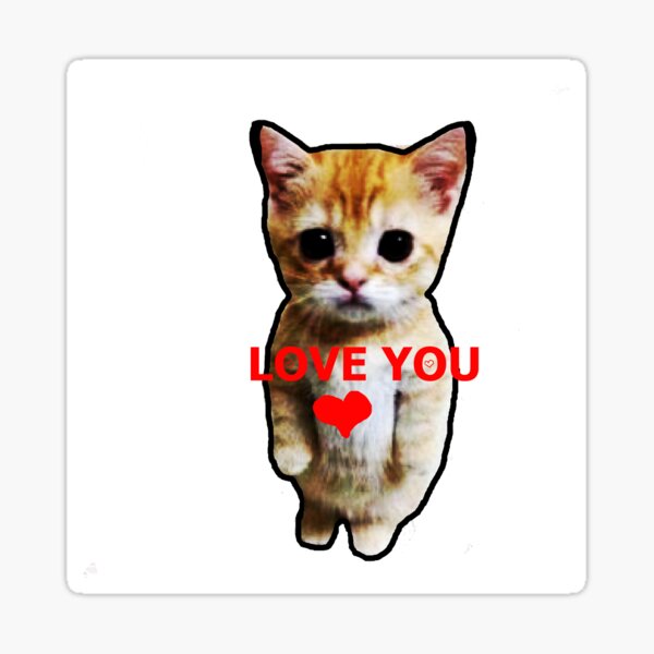 Cute Love Sticker - Cute Love Cat - Discover & Share GIFs