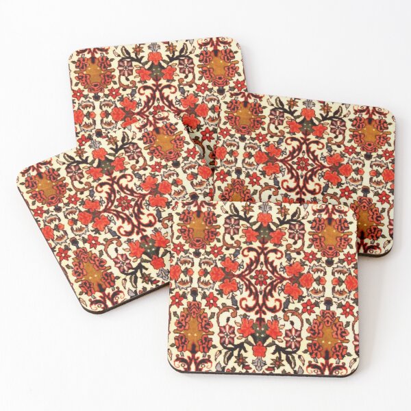 Item preview, Faranji Gul Vintage Persian Tribal Rug Print designed and sold by Vicky Brago-Mitchell®.