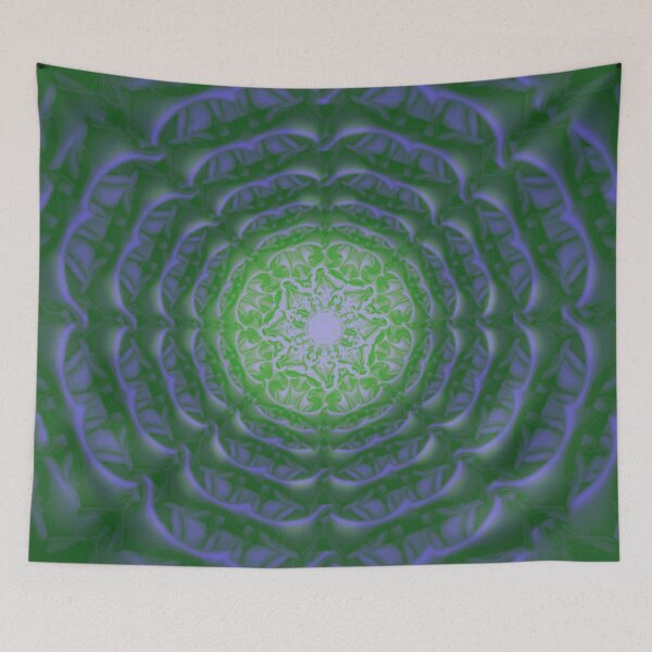 Item preview, Bee Bloom Mandala 18 Sunrise nature flower pattern designed and sold by bryansteward.