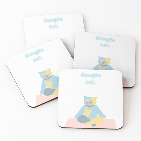 Item preview, kungfu cat. designed and sold by myblackrose.