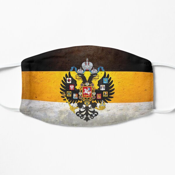 Russia, Russian National Emblem, Russian Flag, Russian Eagle, Russian Coat Of Arms (2021-3-RUS-4) Flat Mask
