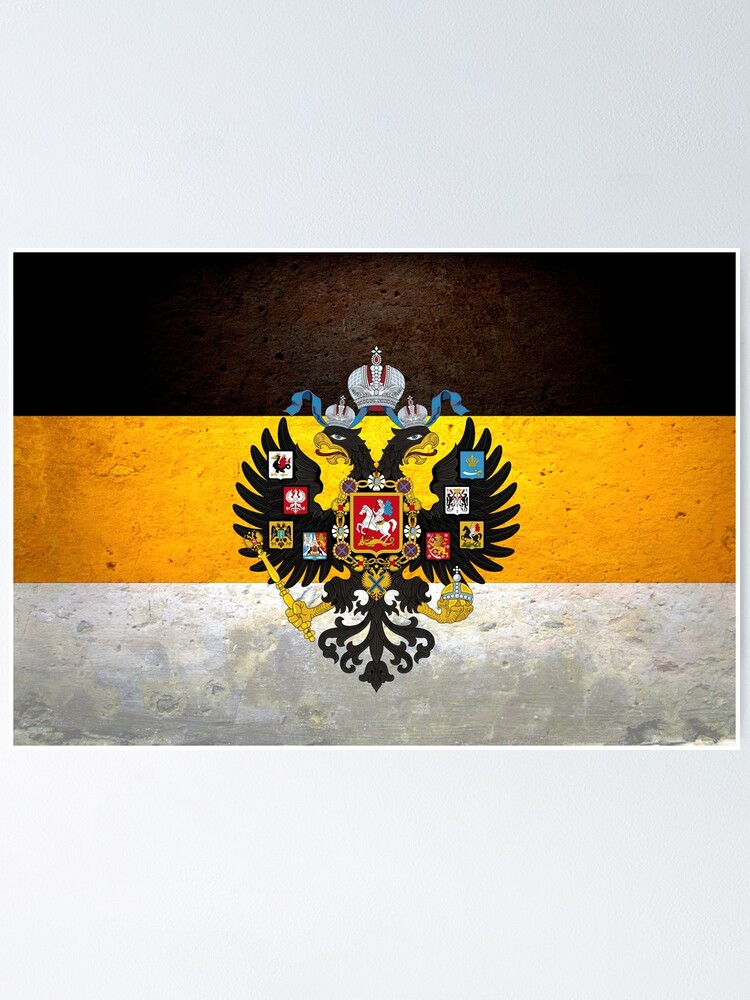 RUSSIA FLAG Custom License Plate With Coat of Arms of the Russian  Federation