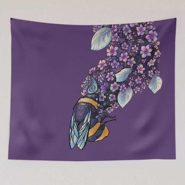Item preview, Bee and lilac designed and sold by leebradford.