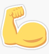 Pegatinas: Muscle Emoji | Redbubble