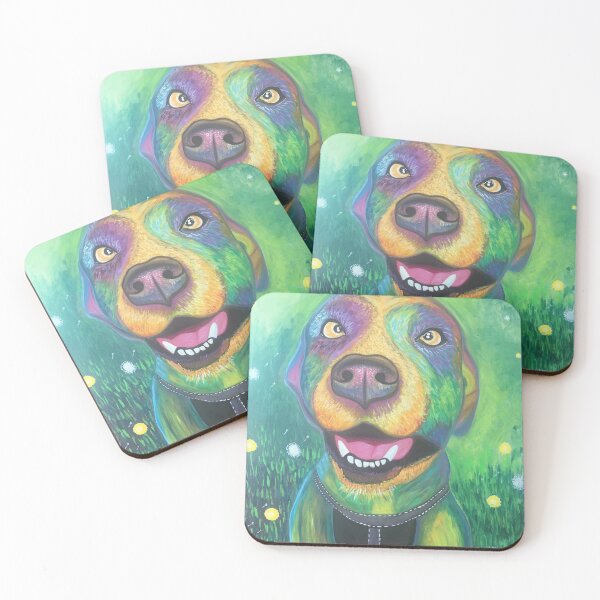 Item preview, Colourful Bright Dog Zee designed and sold by Renee Hayes.