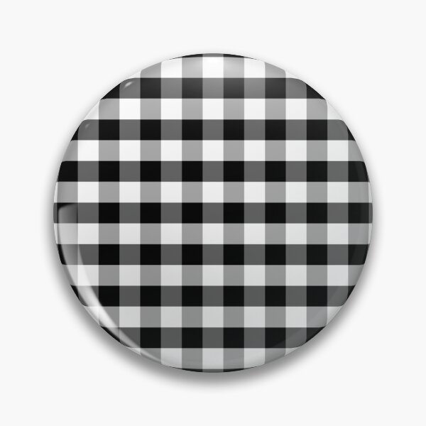 Item preview, Jumbo Jet Black Gingham Check Square Pattern designed and sold by paperandfrill.