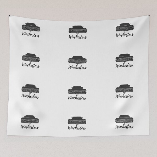 Item preview, winchesters with baby impala '67 supernatural designed and sold by LannisterOnMars.