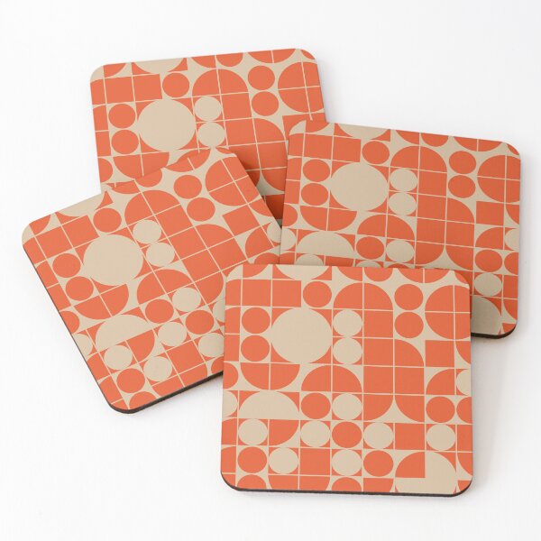 Item preview, Groovy 1970s Bright Orange Geo designed and sold by Gabriela Simon.
