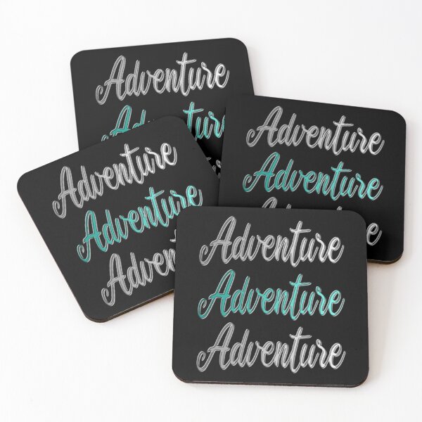 Item preview, Adventure Adventure Retro Turquoise designed and sold by AOCreativeProd.