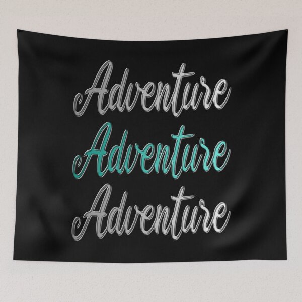 Item preview, Adventure Adventure Retro Turquoise designed and sold by AOCreativeProd.