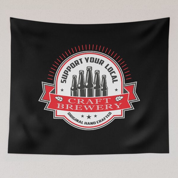 Item preview, Support Your Local Craft Brewery designed and sold by ColdCityDesign.