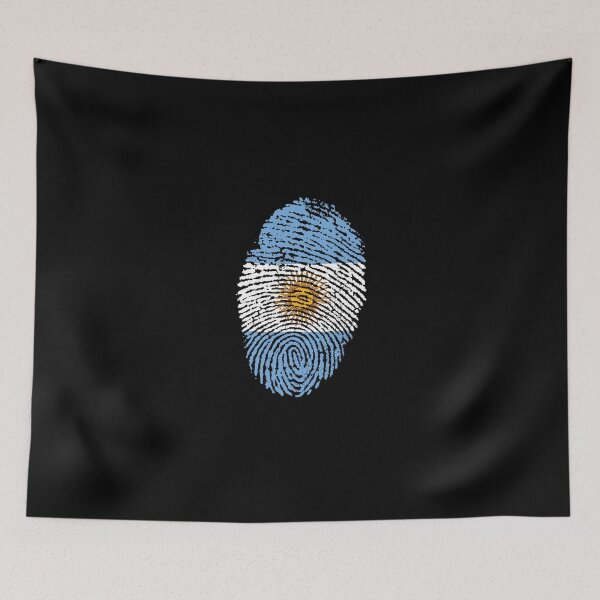 Item preview, Handprint Argentina Flag designed and sold by GBDesigner.