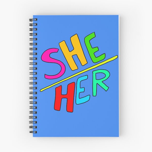 Item preview, she/her pronoun! designed and sold by squiddybonez.