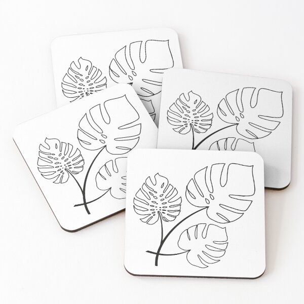 Item preview, Monstera Outline designed and sold by Mint & Magnolia Design.