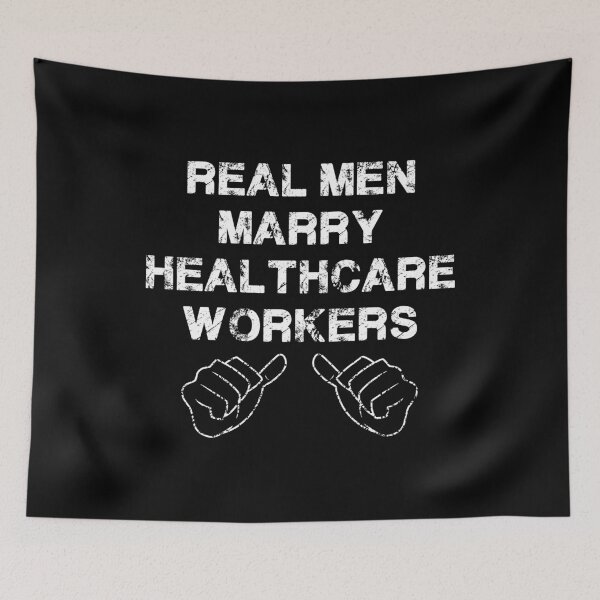 Item preview, Social Worker design Real Men Marry Social Workers designed and sold by 2blackcherries.