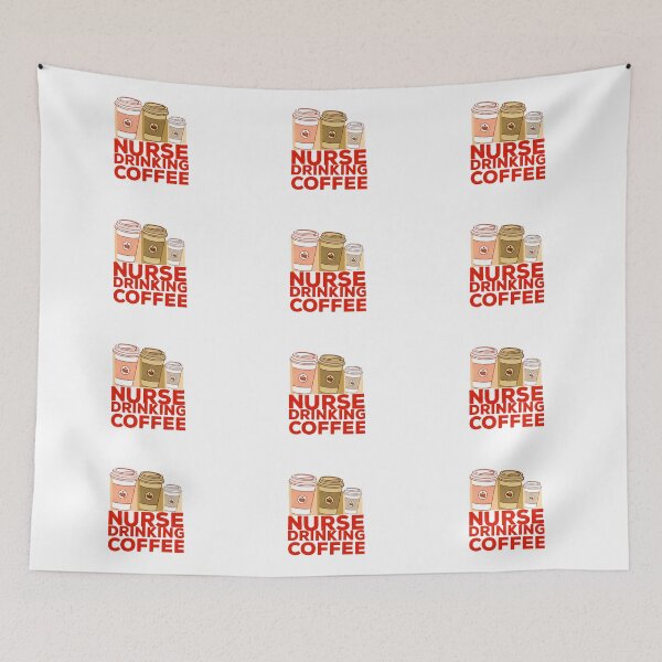 Item preview, Nurse Drinking Coffee  designed and sold by papaipapai198.