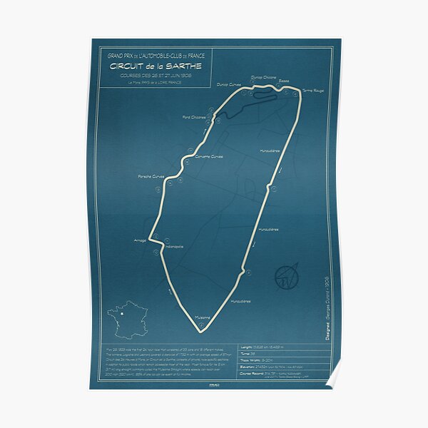 Some French Track Poster