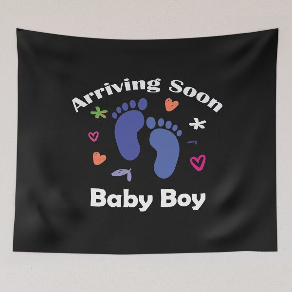 Item preview, Arriving Soon Baby Boy designed and sold by medchb.