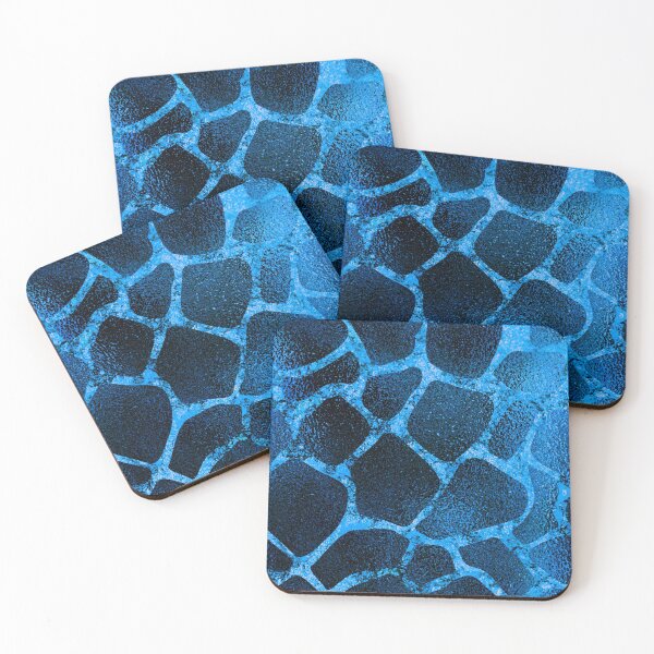 Artikelvorschau, Indigo Giraffe Ledermuster entworfen und verkauft von Printedarts.