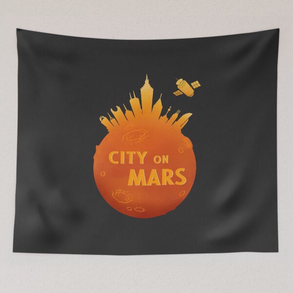 Item preview, City on Mars designed and sold by CutiPiStudios.