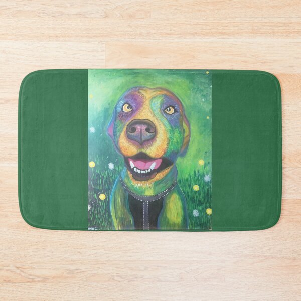Item preview, Colourful Bright Dog Zee designed and sold by Renee Hayes.