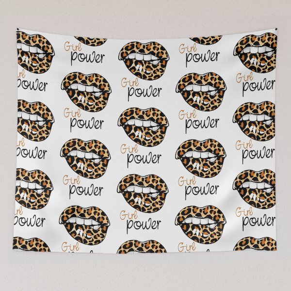 Item preview, Girl Power, Sexy Leopard Lips designed and sold by NajoFashions.