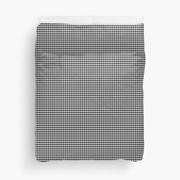 Tea Towel - Black & White Mini Check