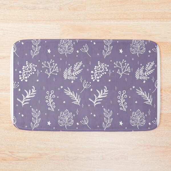 Item preview, Botanical purple pattern designed and sold by JulaArt.