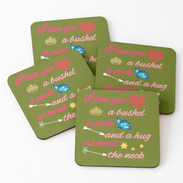 Item preview, I Love You A Bushel A Peck And A Hug Around The Neck designed and sold by Zavola.