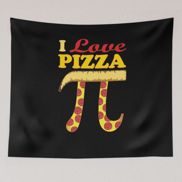 Artikelvorschau, Ich liebe Pizza Pi Symbol entworfen und verkauft von PEHardy-Designs.