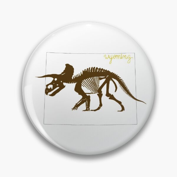 Item preview, Wyoming Triceratops designed and sold by BryceAnne Lowry.