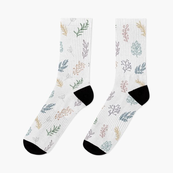 Item preview, Multicolor botanical pattern designed and sold by JulaArt.