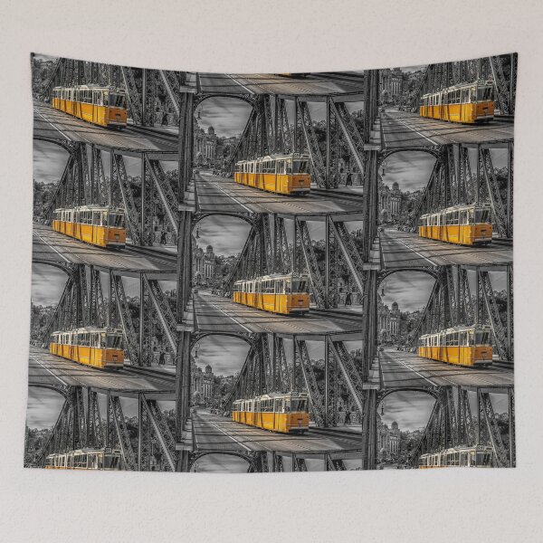 Item preview, Tram on Liberty Bridge Budapest designed and sold by Incakola1.