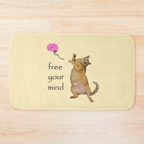 Item preview, Cute Ginger Kitty Sets His Thoughts Free designed and sold by RawSunArt.