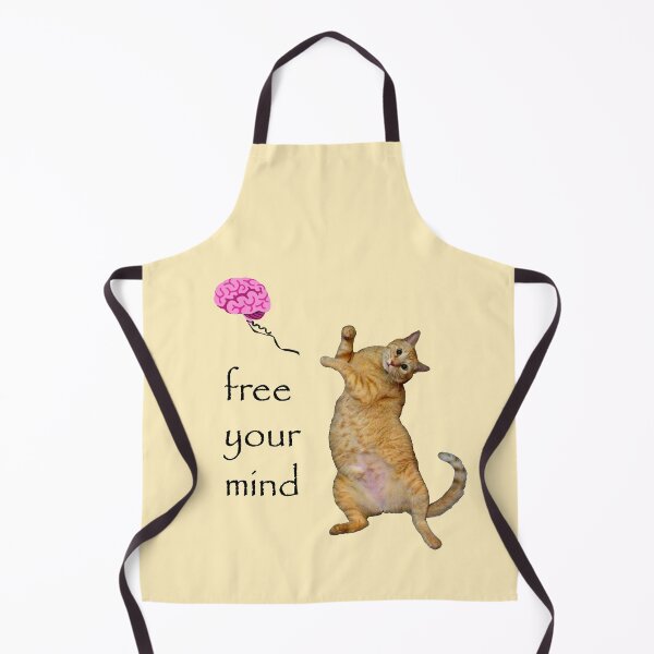 Item preview, Cute Ginger Kitty Sets His Thoughts Free designed and sold by RawSunArt.