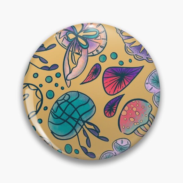 Item preview, Yellow jellyfishes designed and sold by Skkuich.