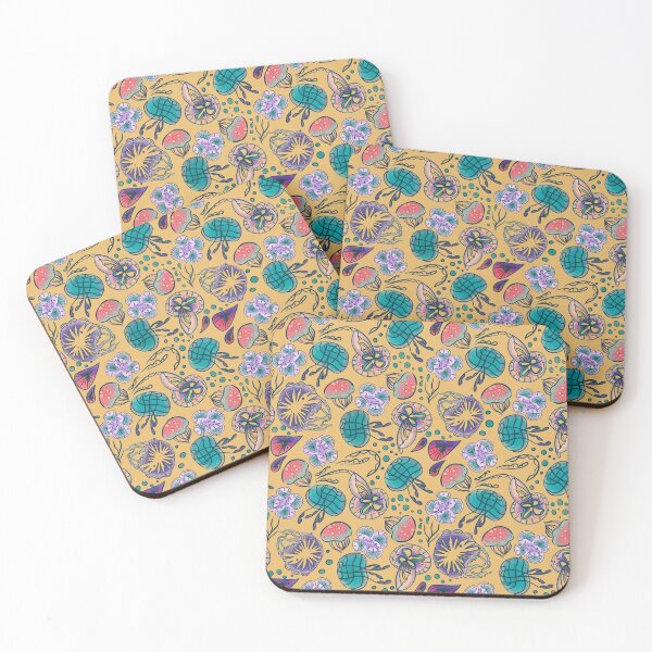 Item preview, Yellow jellyfishes designed and sold by Skkuich.