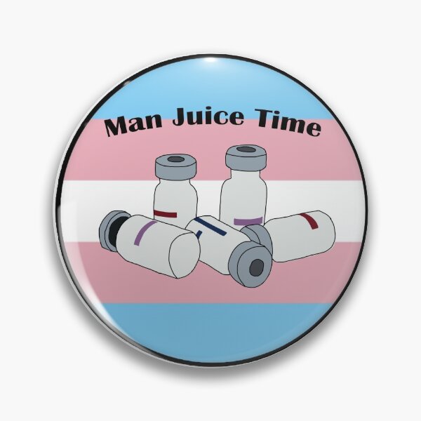 Item preview, Man Juice Time- Testosterone bottles Trans Pride designed and sold by EvanDesigns.