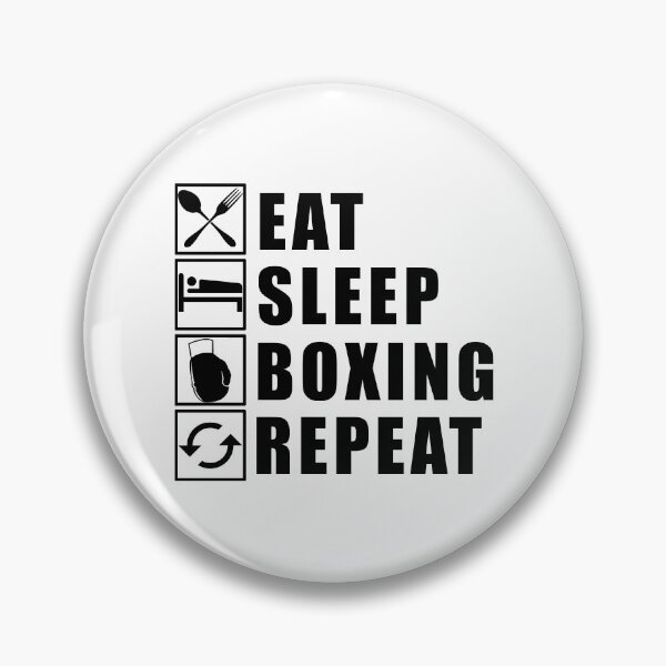 Artikelvorschau, Eat Sleep Boxing Repeat entworfen und verkauft von Adel Qasem.