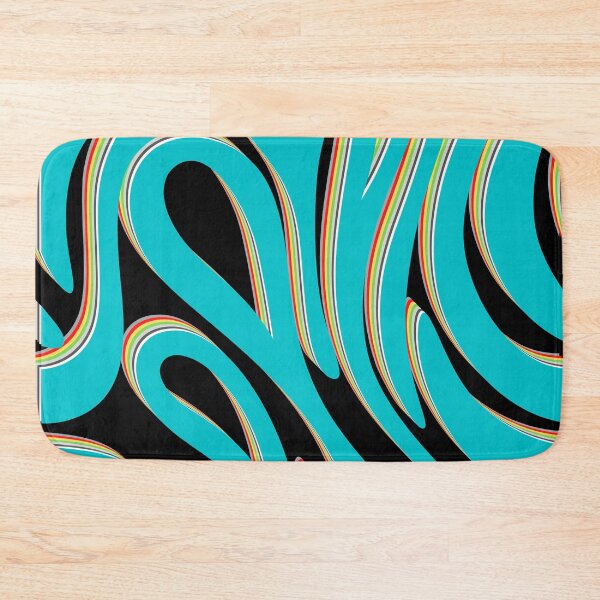Item preview, # 125- Modern Zebra Effect on Black Background - Abstract Art - Kook Art designed and sold by KookArt.