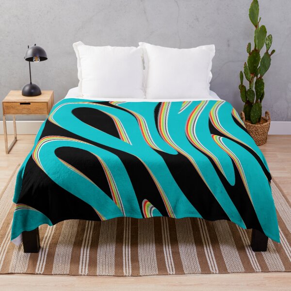 Item preview, # 125- Modern Zebra Effect on Black Background - Abstract Art - Kook Art designed and sold by KookArt.