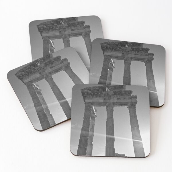 Item preview, Pergamon Acropolis in Izmir Turkey B&W designed and sold by Ksaavet.