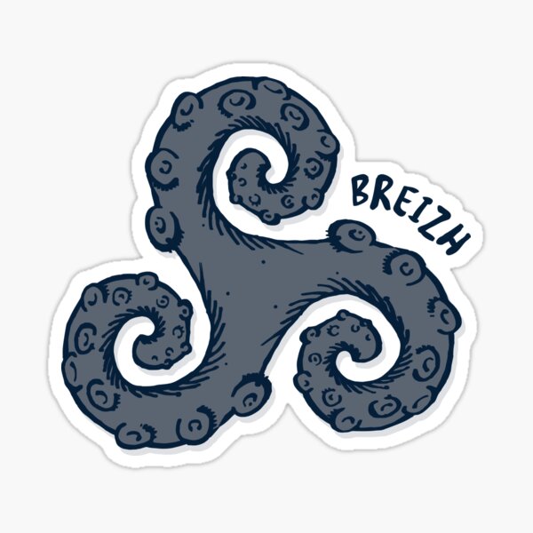 Aperçu de l'œuvre Pieuvre Breizh créée et vendue par jamescolmer.